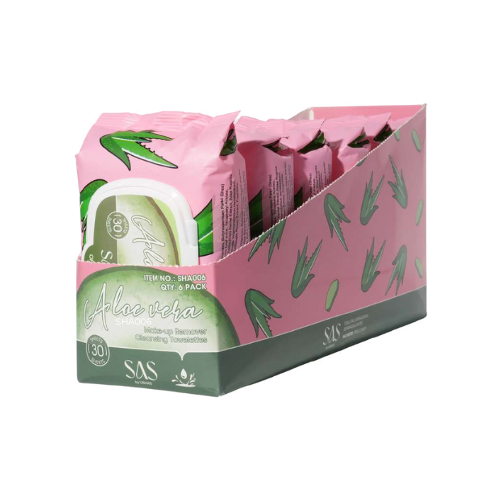 TOALLITAS DESMAQUILLANTES DE ALOE VERA