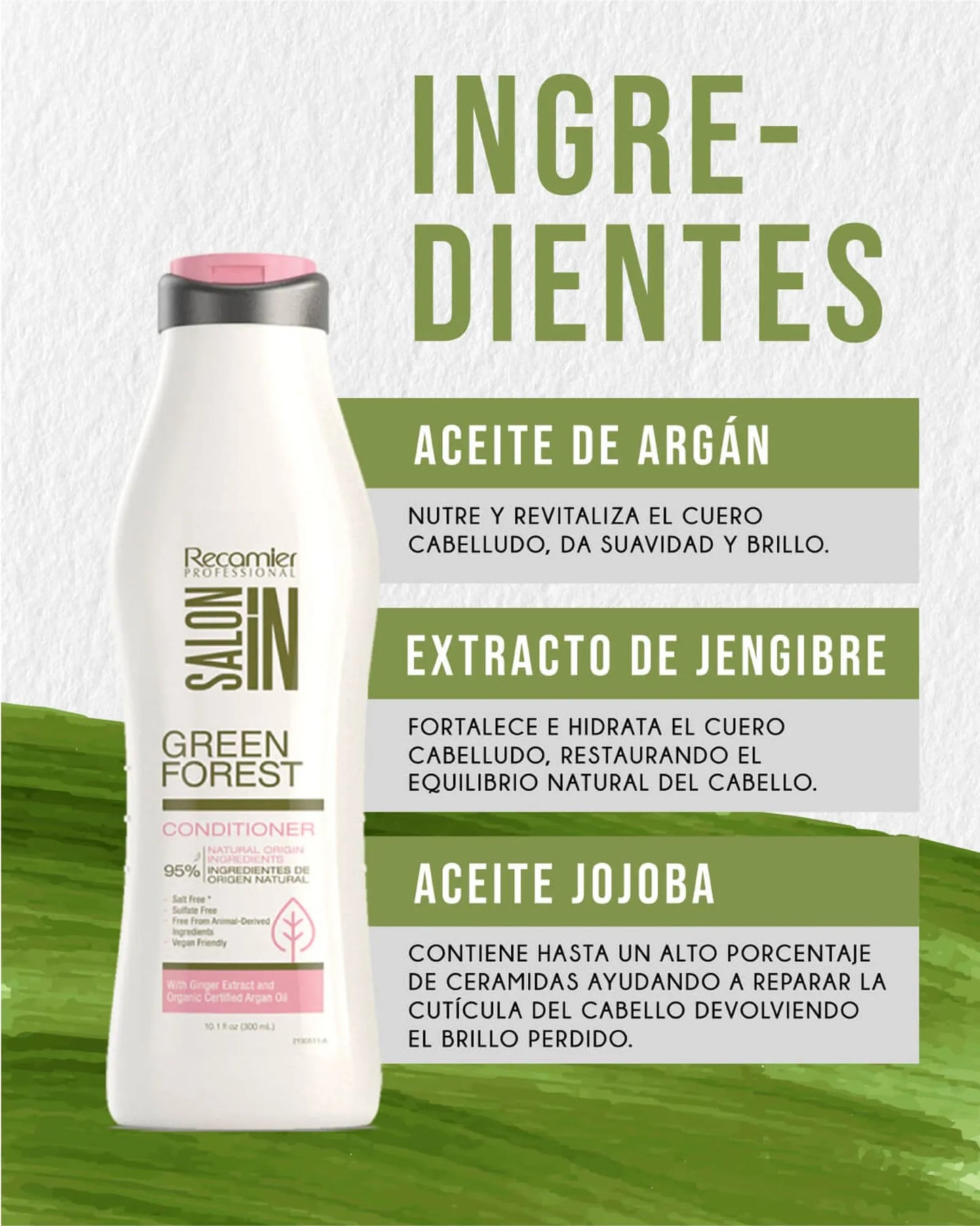 ACONDICIONADOR GREEN FOREST SALON IN 300 ML