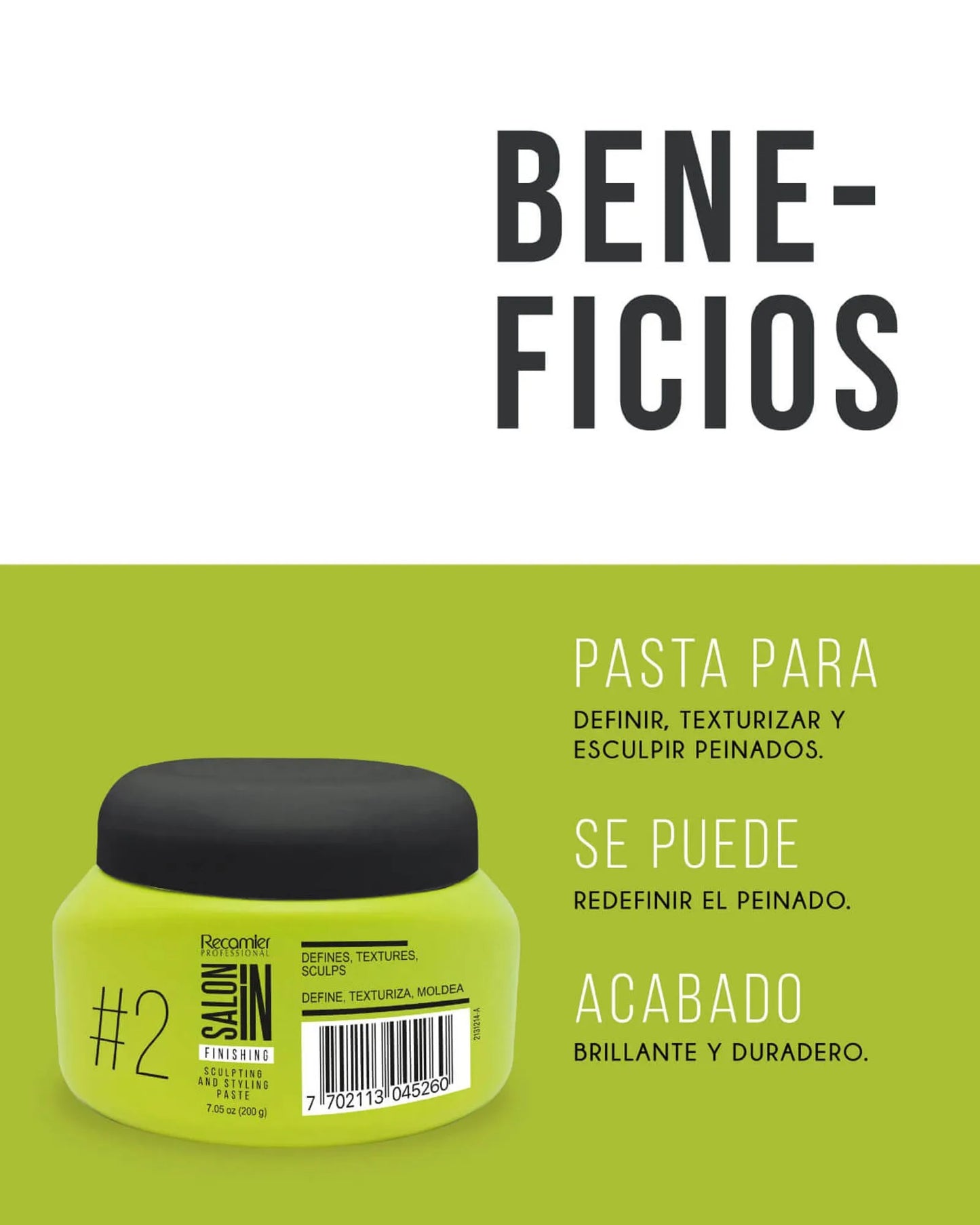 SALON IN SCULPTING AND STYLING PASTE200G