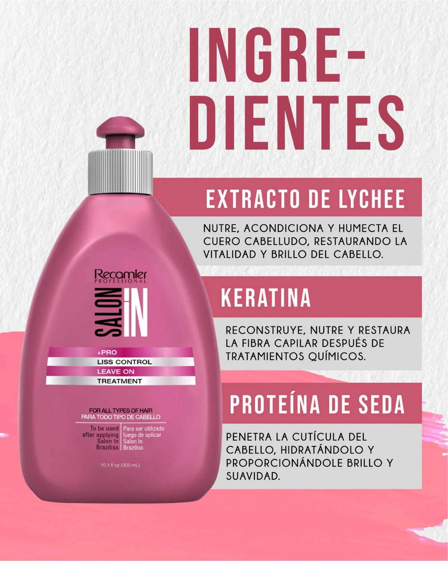 TRATAMIENTO SIN ENJUAGUE LISS CONTROL SALON IN 300 ML
