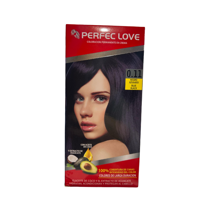 TINTE PERFEC LOVE UN TUBO NEGRO AZULADO 0.11