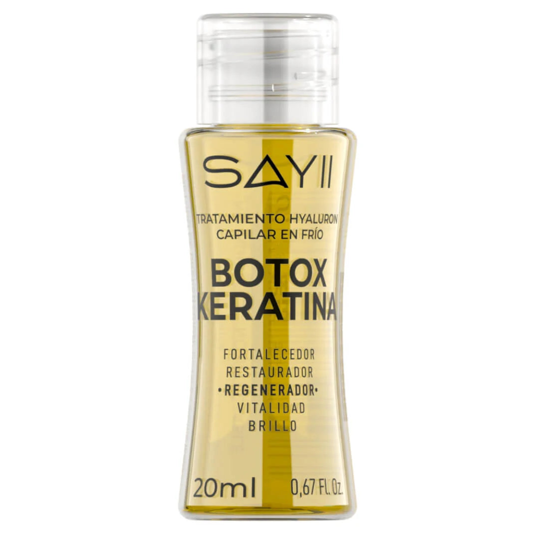 Ampolleta Botox Keratina Tratamiento Complex Hyaluron En Frío *20ml