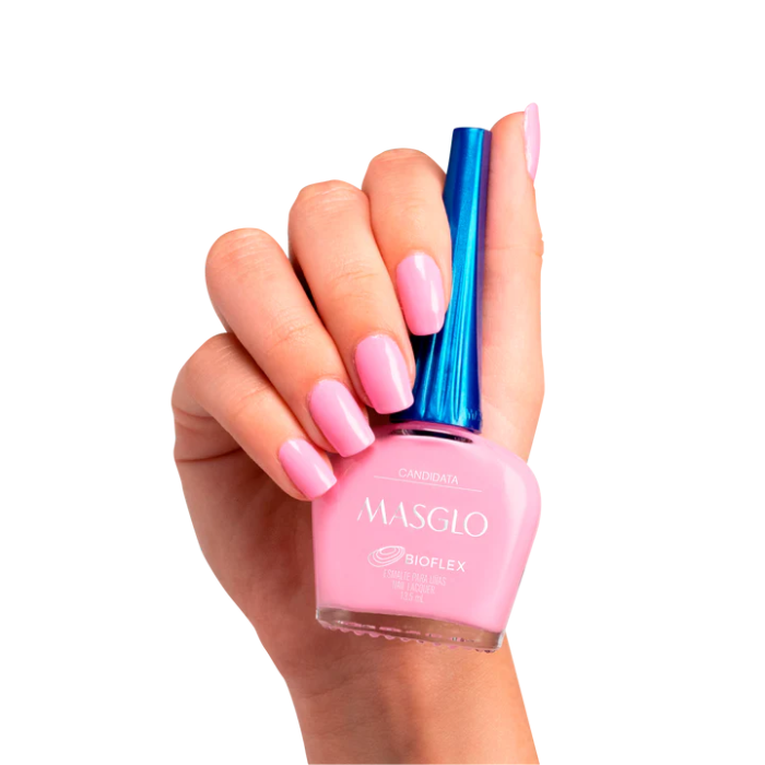 CANDIDATA - ESMALTE TRADICIONAL CREMOSO MASGLO 13,5 ML - GAMA ROSADO
