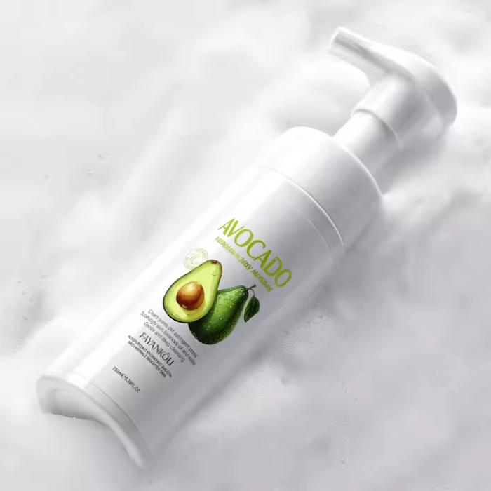 Aguacate Limpiador facial Limpieza Control de aceite Cuidado facial Lavado Hidratante Espuma Limpiador de acné