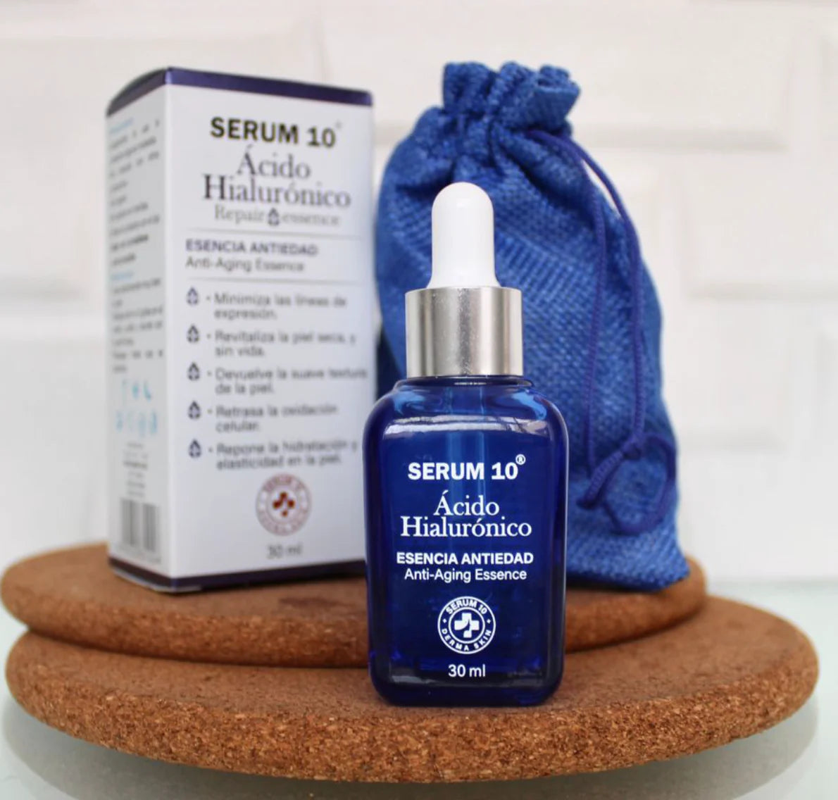 Serum 10 Ácido Hialurónico Antiedad Repair Essence 30 Ml Seca Día/noche
