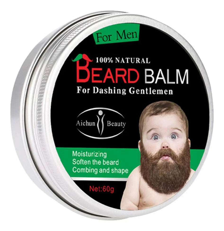 Aichun Beauty Balsamo Hidratante Para Barba Para Hombre, Cer