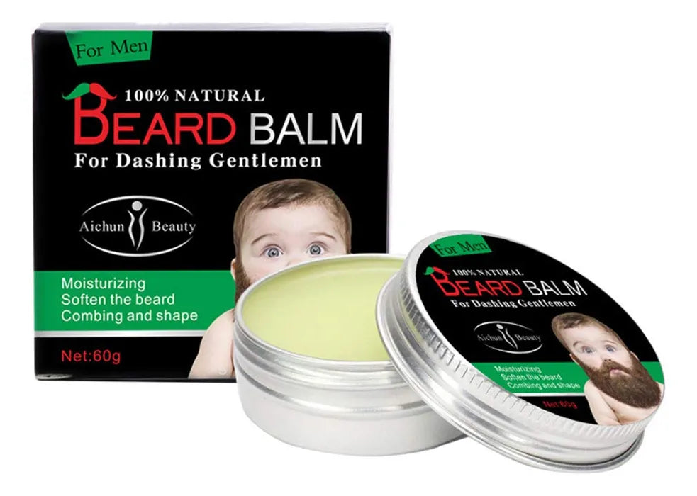 Aichun Beauty Balsamo Hidratante Para Barba Para Hombre, Cer