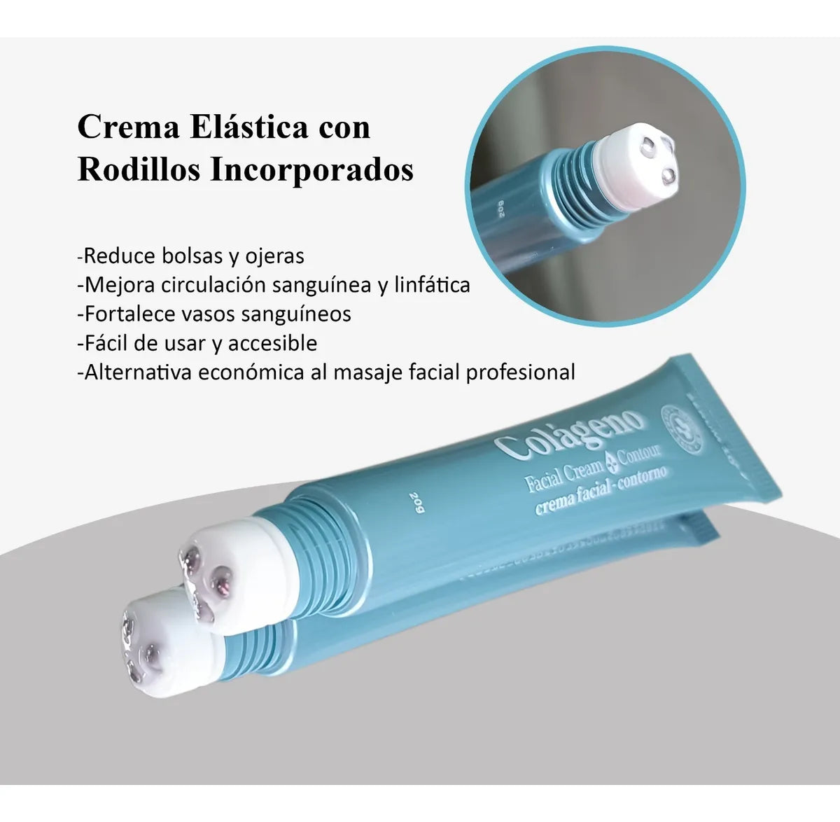 Rodillos Colágeno Contorno Ojos