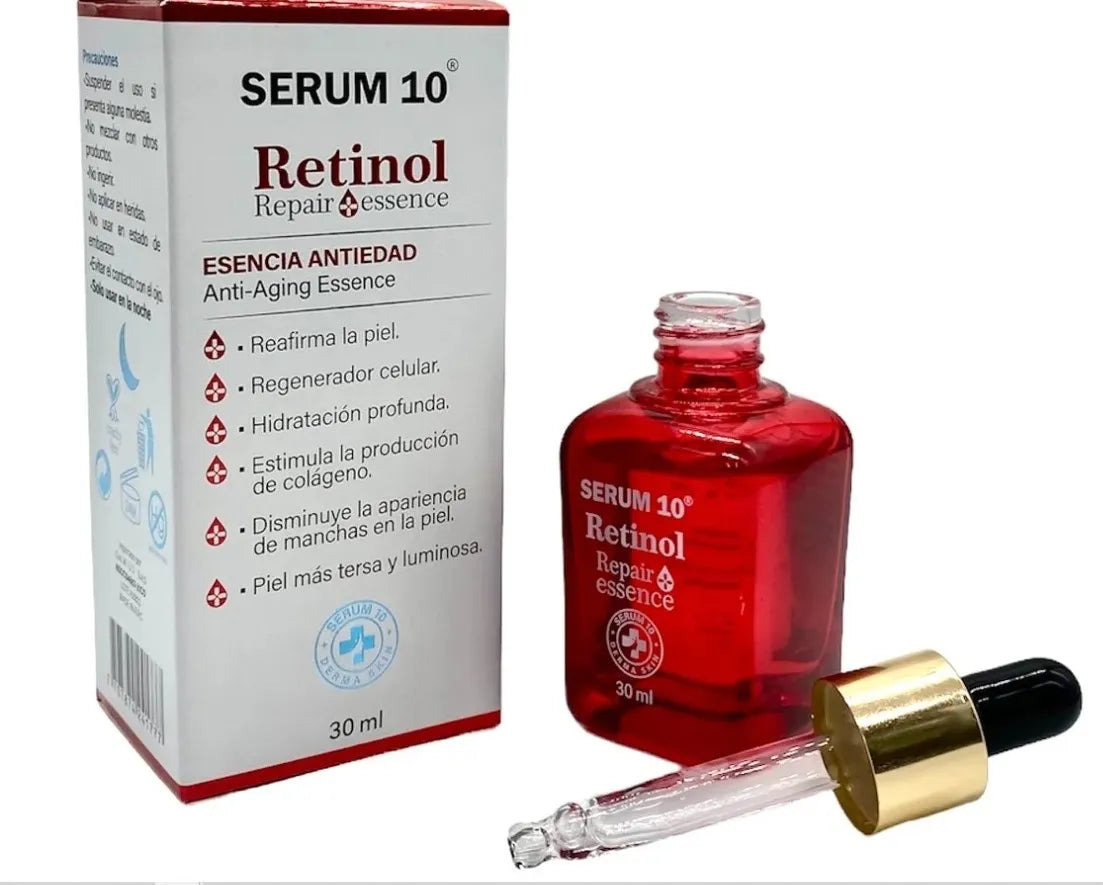 Serum 10 Reinol 30 Ml Reparador - Ml Momento De Aplicación Noche Tipo De Piel Todo Tipo De Piel