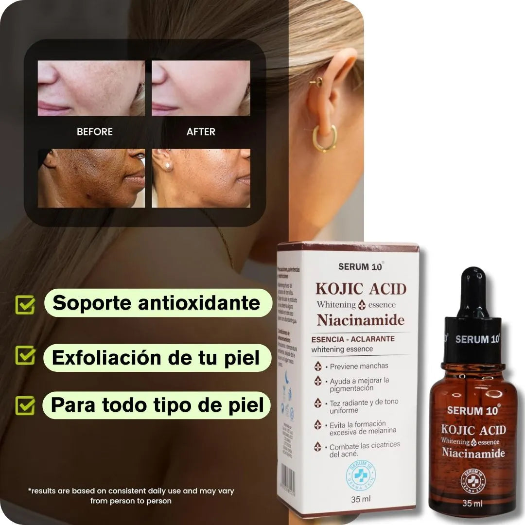 Acido Kojico Aclara Mancha Piel