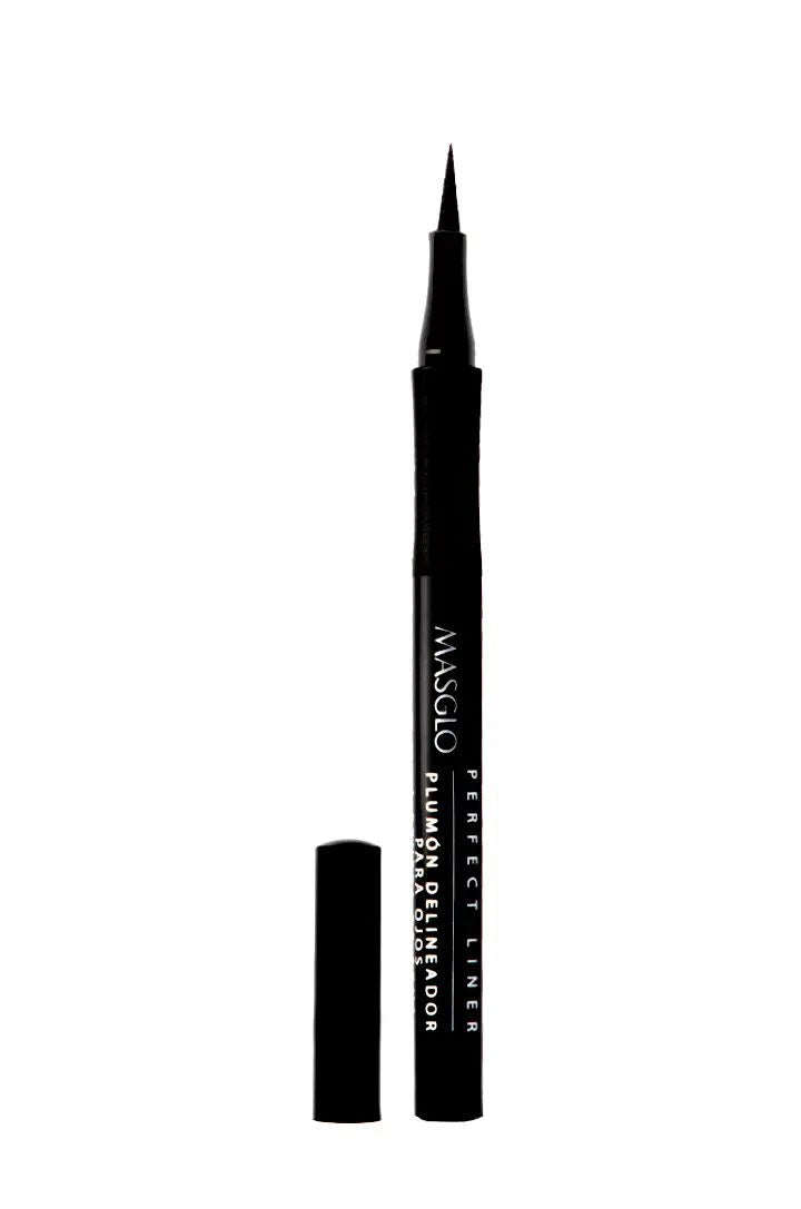 PERFECT LINER - PLUMÓN DELINEADOR PARA OJOS A PRUEBA DE AGUA MASGLO COSMETICS 1.2 ML - GAMA NEGRO