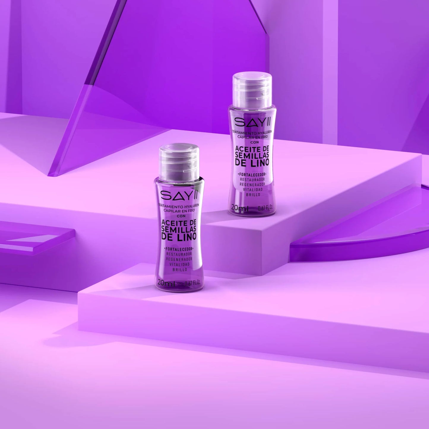 Ampolleta Aceite de Semillas de Lino Tratamiento Complex Hyaluron En Frío *20ml