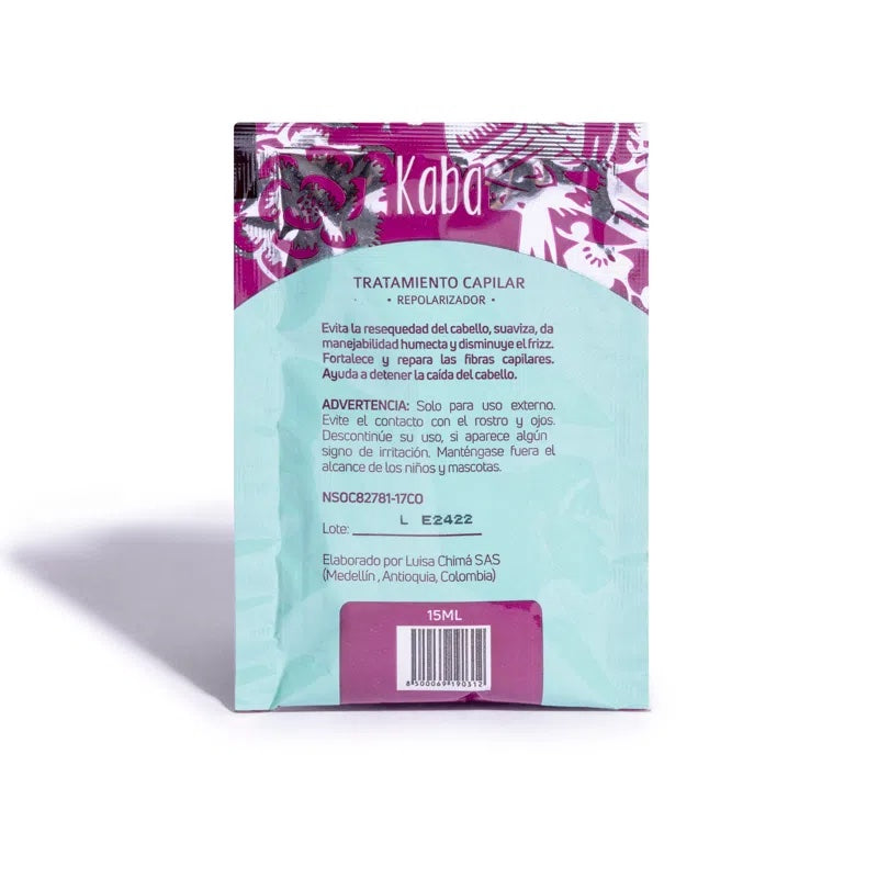 SACHET TRATAMIENTO CAPILAR REPOLARIZADOR KABA 15 ML