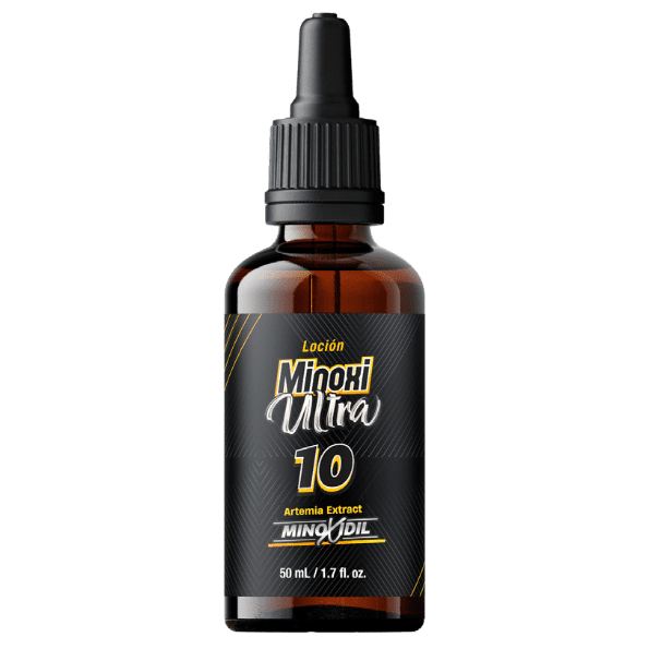 Tónico Minoxiultra 10% Minoxidil – Recrecimiento Capilar y Barba, Libre de Propilenglicol