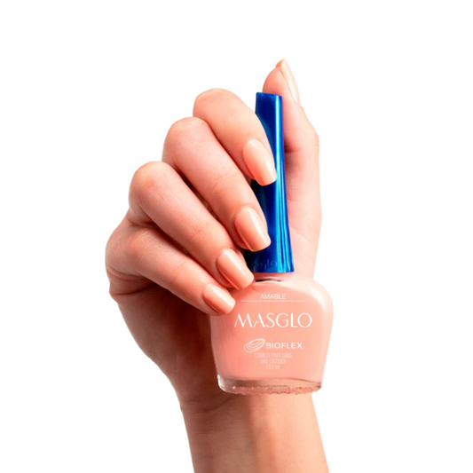 AMABLE - ESMALTE TRADICIONAL CREMOSO MASGLO 13,5 ML - GAMA NARANJA