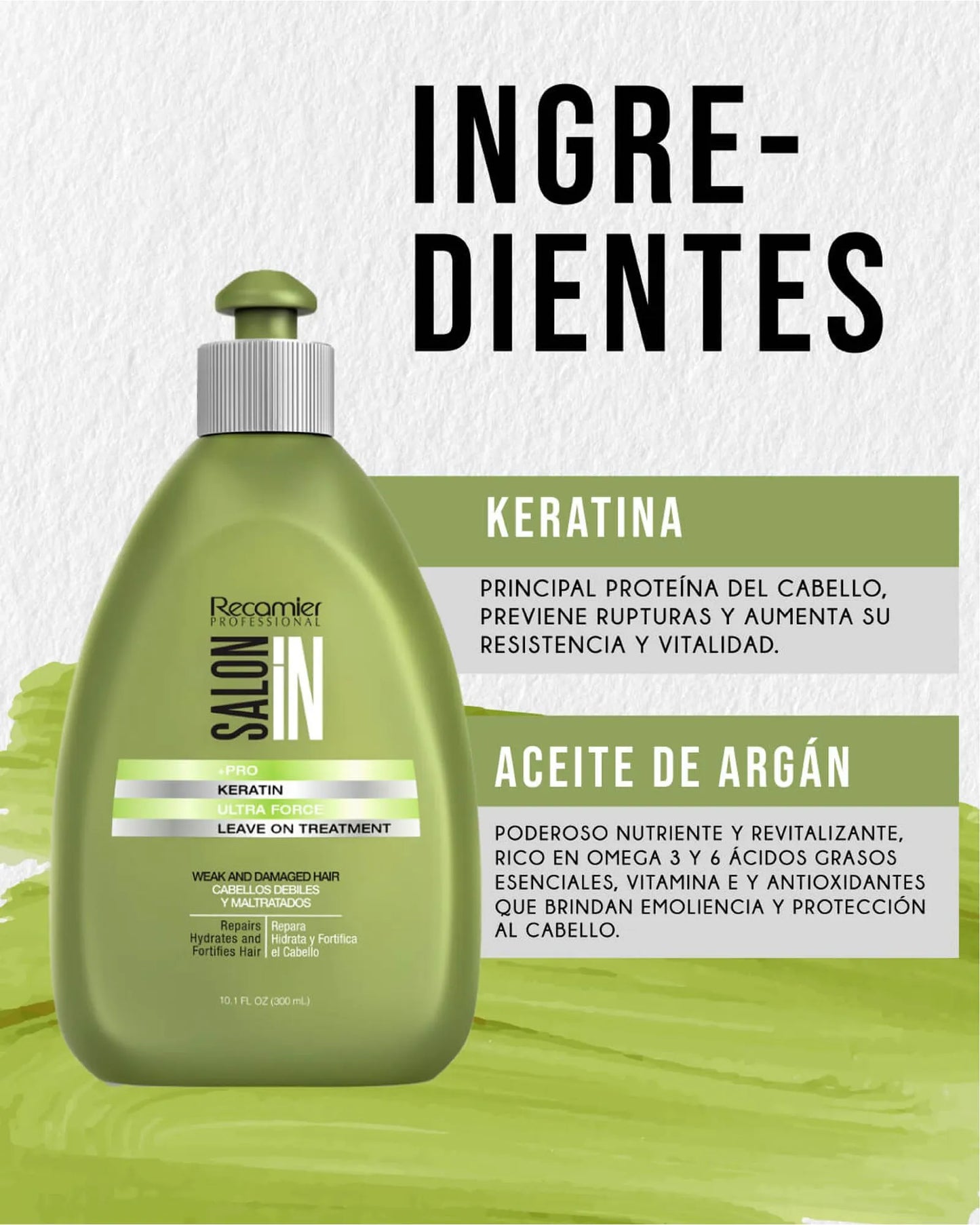 TRATAMIENTO SIN ENJUAGUE KERATIN ULTRA FORCE SALON IN 300 G