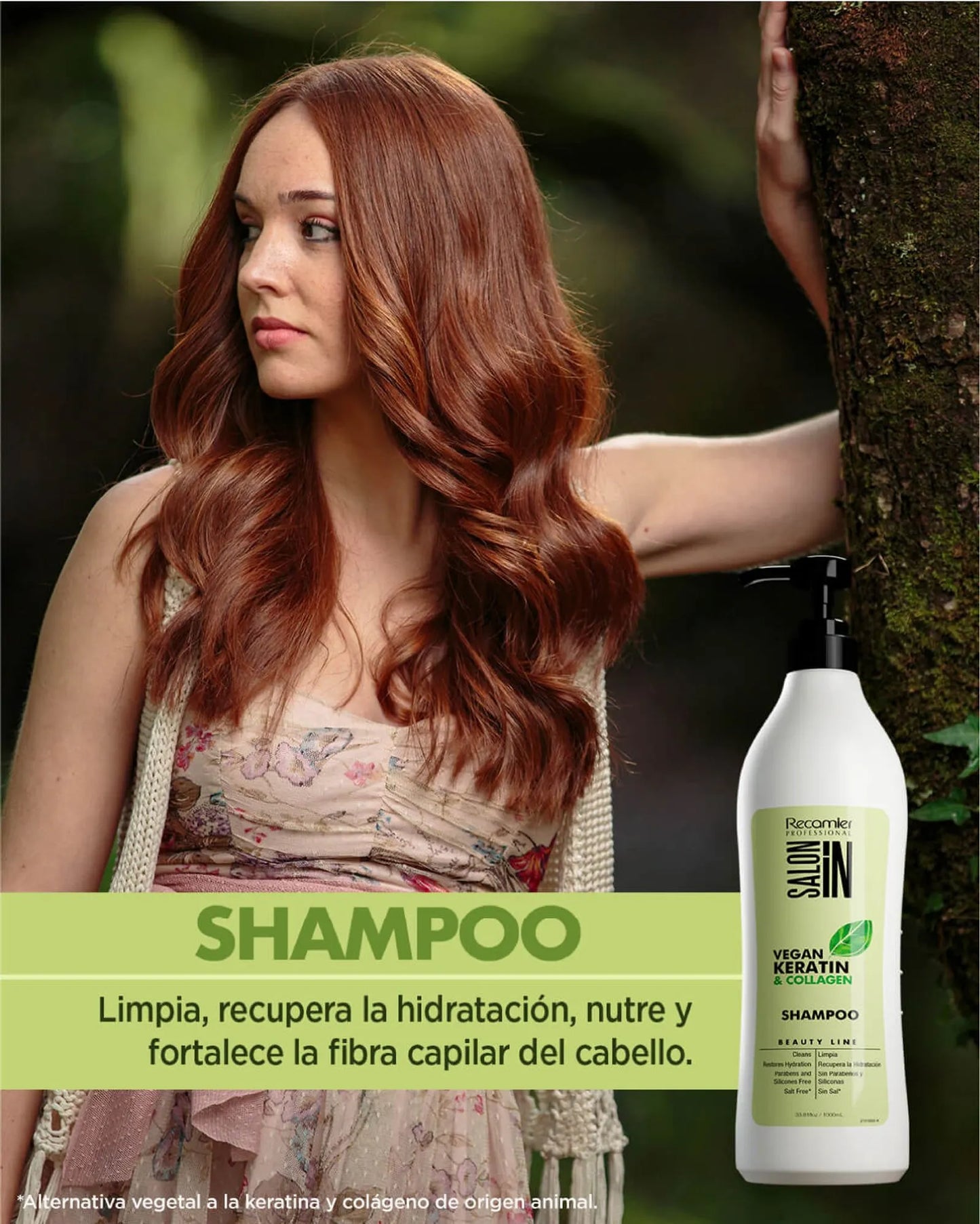 SHAMPOO VEGAN KERATIN COLLAGEN X 1000 ML