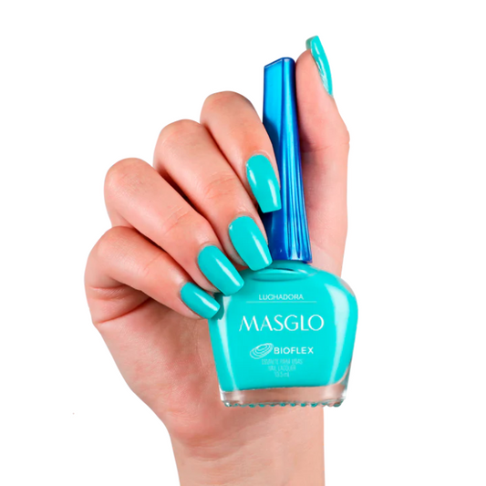 LUCHADORA - ESMALTE TRADICIONAL CREMOSO MASGLO 13,5 ML - GAMA VERDE