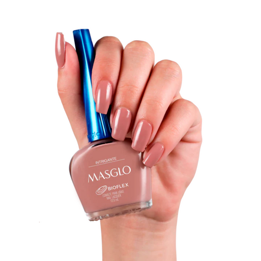 INTRIGANTE - ESMALTE TRADICIONAL CREMOSO MASGLO 13,5 ML - GAMA MARRON
