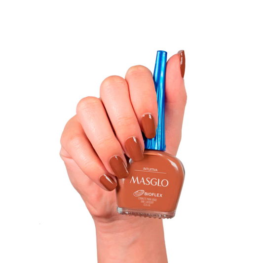INTUITIVA - ESMALTE TRADICIONAL CREMOSO MASGLO 13,5 ML - GAMA MARRON