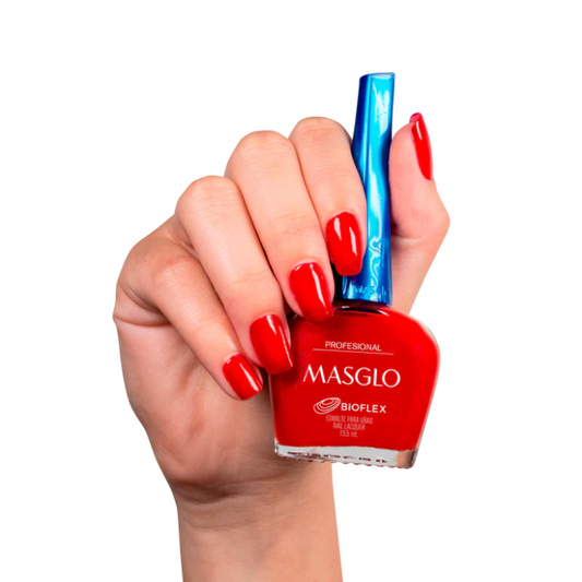 PROFESIONAL - ESMALTE TRADICIONAL CREMOSO MASGLO 13,5 ML - GAMA ROJO