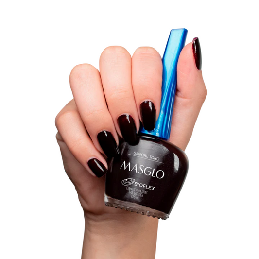 SANGRE TORO - ESMALTE TRADICIONAL CREMOSO MASGLO 13,5 ML - GAMA ROJO