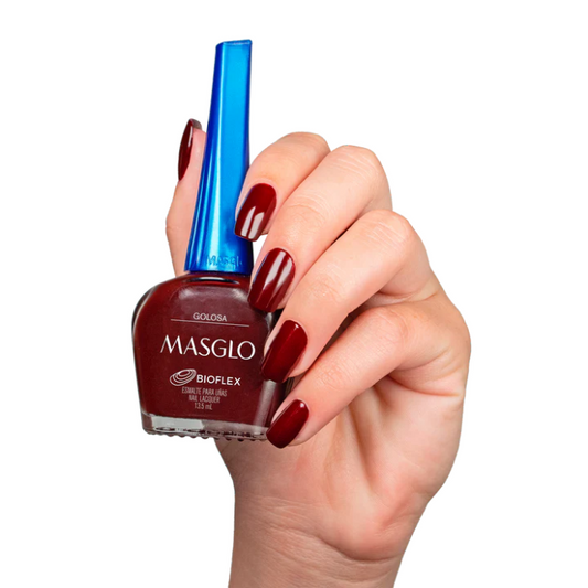 GOLOSA - ESMALTE TRADICIONAL CREMOSO MASGLO 13,5 ML - GAMA ROJO
