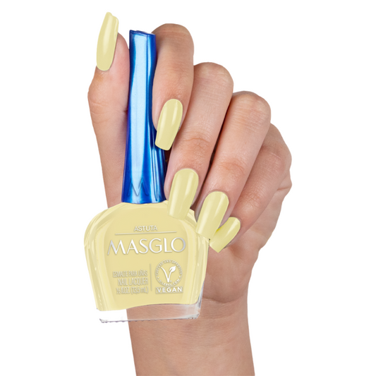 ASTUTA - ESMALTE TRADICIONAL CREMOSO MASGLO 13,5 ML - GAMA AMARILLO
