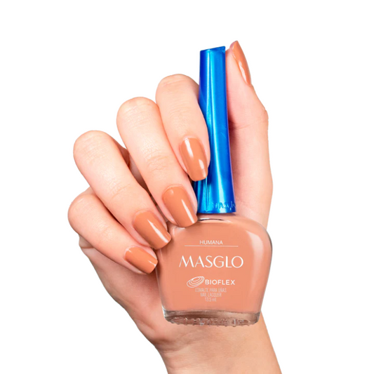 HUMANA - ESMALTE TRADICIONAL CREMOSO MASGLO 13,5 ML - GAMA MARRON