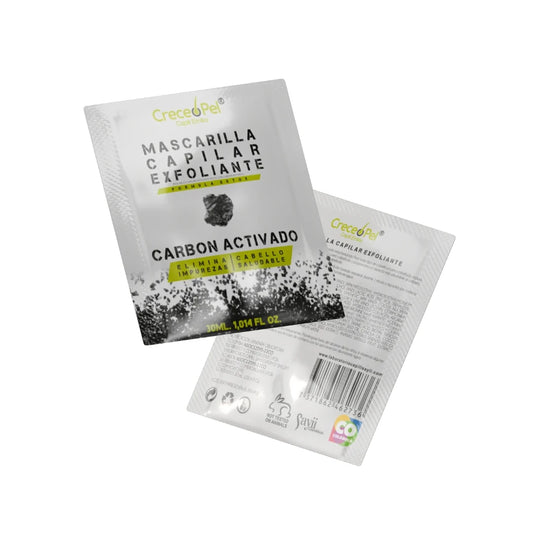 Mascarilla Exfoliante Carbón Activado *30ml