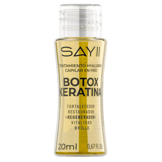 Ampolleta Botox Keratina Tratamiento Complex Hyaluron En Frío *20ml