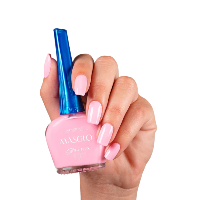 JUGUETONA - ESMALTE TRADICIONAL CREMOSO MASGLO 13,5 ML - GAMA ROSADO