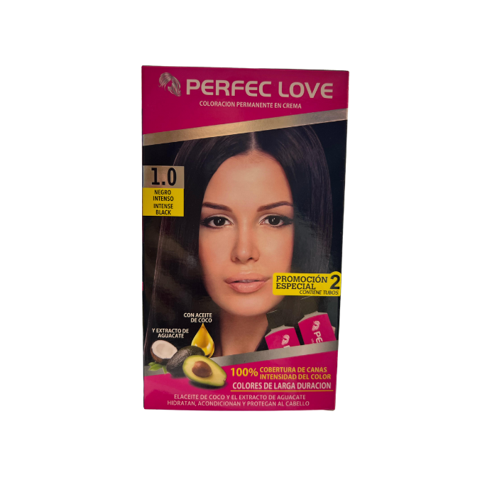 TINTE PERFEC LOVE DOS TUBO NEGRO INTENSO 1.0