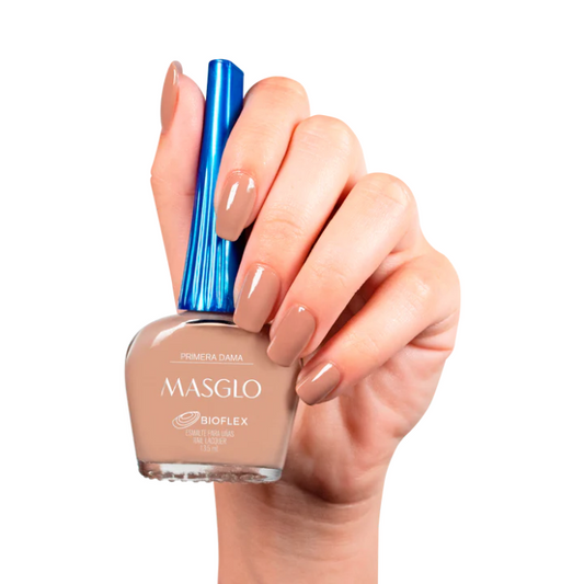 PRIMERA DAMA - ESMALTE TRADICIONAL CREMOSO MASGLO 13,5 ML - GAMA MARRON