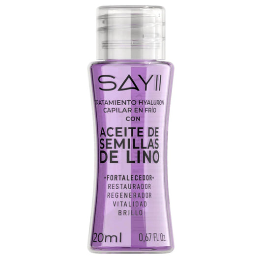 Ampolleta Aceite de Semillas de Lino Tratamiento Complex Hyaluron En Frío *20ml