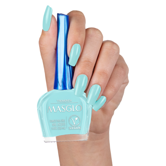 TREMENDA - ESMALTE TRADICIONAL CREMOSO MASGLO 13,5 ML - GAMA AZUL