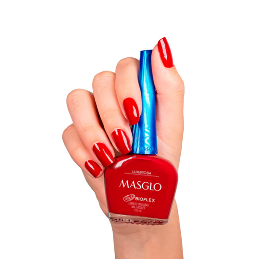 LUJURIOSA - ESMALTE TRADICIONAL CREMOSO MASGLO 13,5 ML - GAMA ROJO