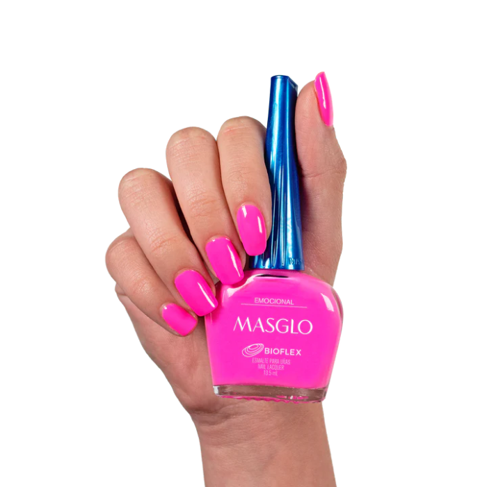 EMOCIONAL - ESMALTE TRADICIONAL CREMOSO MASGLO 13,5 ML - GAMA ROSADO