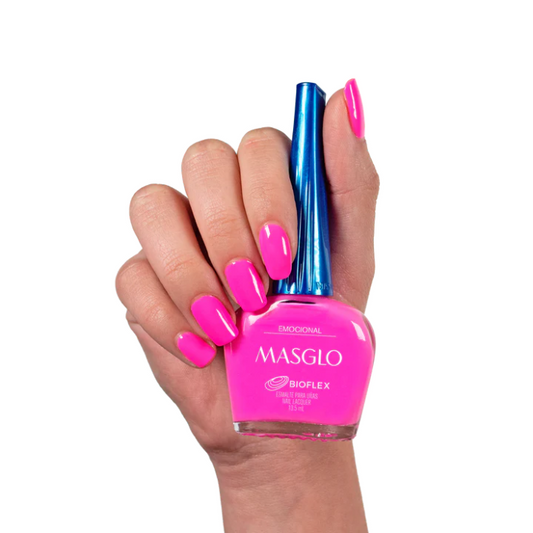 EMOCIONAL - ESMALTE TRADICIONAL CREMOSO MASGLO 13,5 ML - GAMA ROSADO