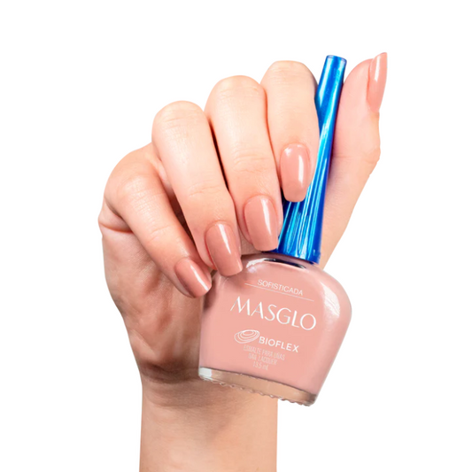 SOFISTICADA - ESMALTE TRADICIONAL PERLADO MASGLO 13,5 ML - GAMA MARRON