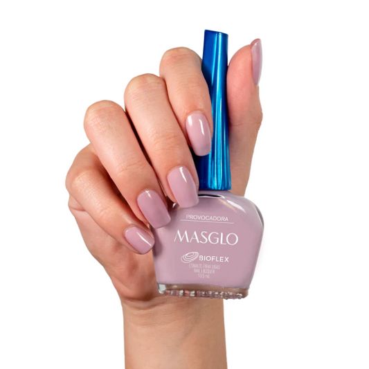 PROVOCADORA - ESMALTE TRADICIONAL CREMOSO MASGLO 13,5 ML - GAMA ROSADO