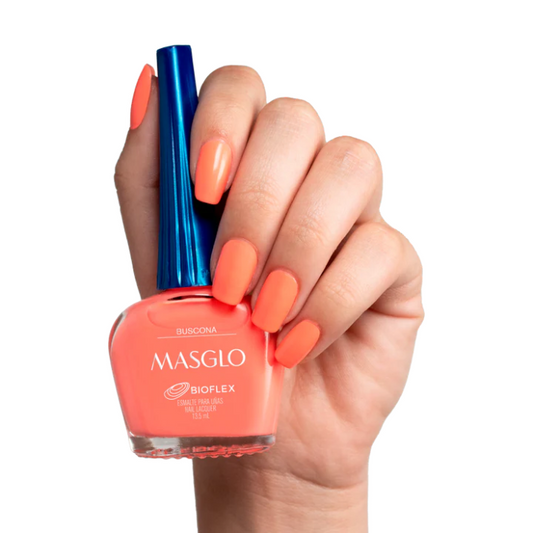 BUSCONA - ESMALTE TRADICIONAL CREMOSO MASGLO 13,5 ML - GAMA NARANJA
