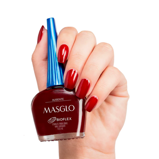 AUSENTE - ESMALTE TRADICIONAL CREMOSO MASGLO 13,5 ML - GAMA ROJO