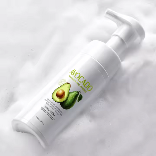 Aguacate Limpiador facial Limpieza Control de aceite Cuidado facial Lavado Hidratante Espuma Limpiador de acné