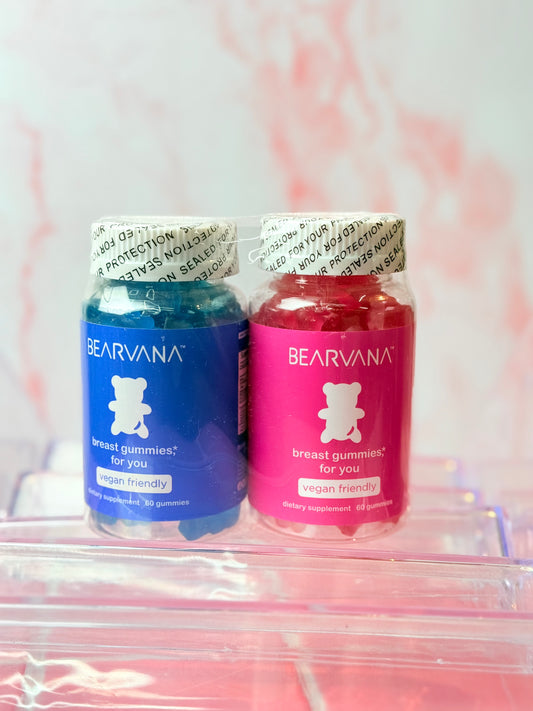 *2x1 Gomitas BEARVANA para los Glúteos y Busto para mujeres | Mejora el entrenamiento | Sabor a frutos rojos | Multivitaminas | Mezcla botánica natural | Tonifica las curvas | Aumenta la confianza | Suplemento de fitness para mujeres