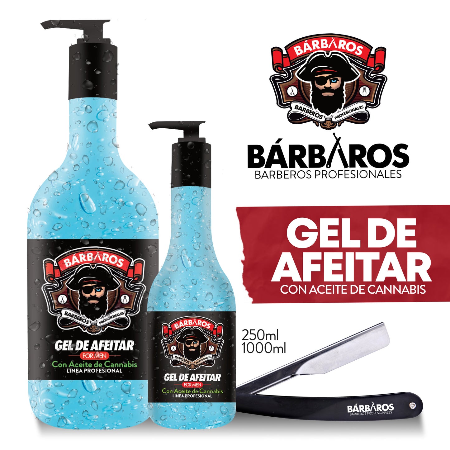 Gel De Afeitar Bárbaros