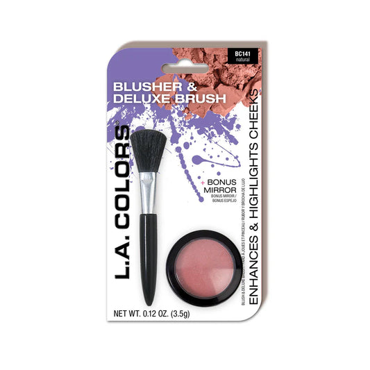 BLUSHER & DELUXE BRUSH NATURAL