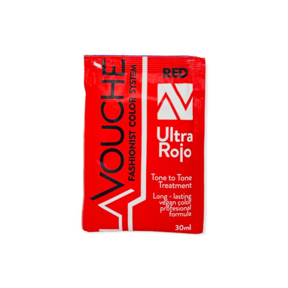 ULTRA COLOR ROJO CON PLEX Y ARGAN SACHET 30ML