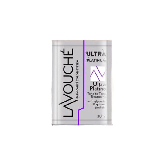 ULTRA COLOR PLATINO CON PLEX Y ARGAN SACHET 30ML