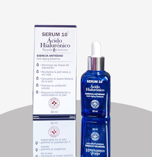 Serum 10 Ácido Hialurónico Antiedad Repair Essence 30 Ml Seca Día/noche